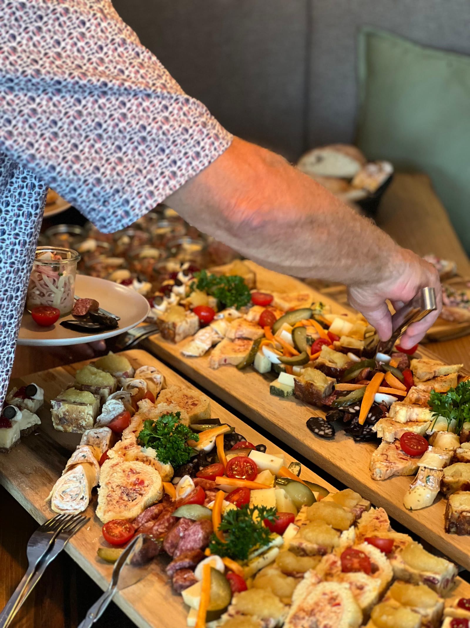 Vesperplatten für ein Catering Vesperplatten für ein Catering